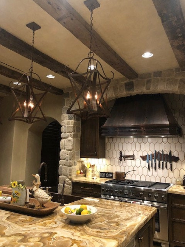St. James Versailles Copper Kitchen Island Pendant Light