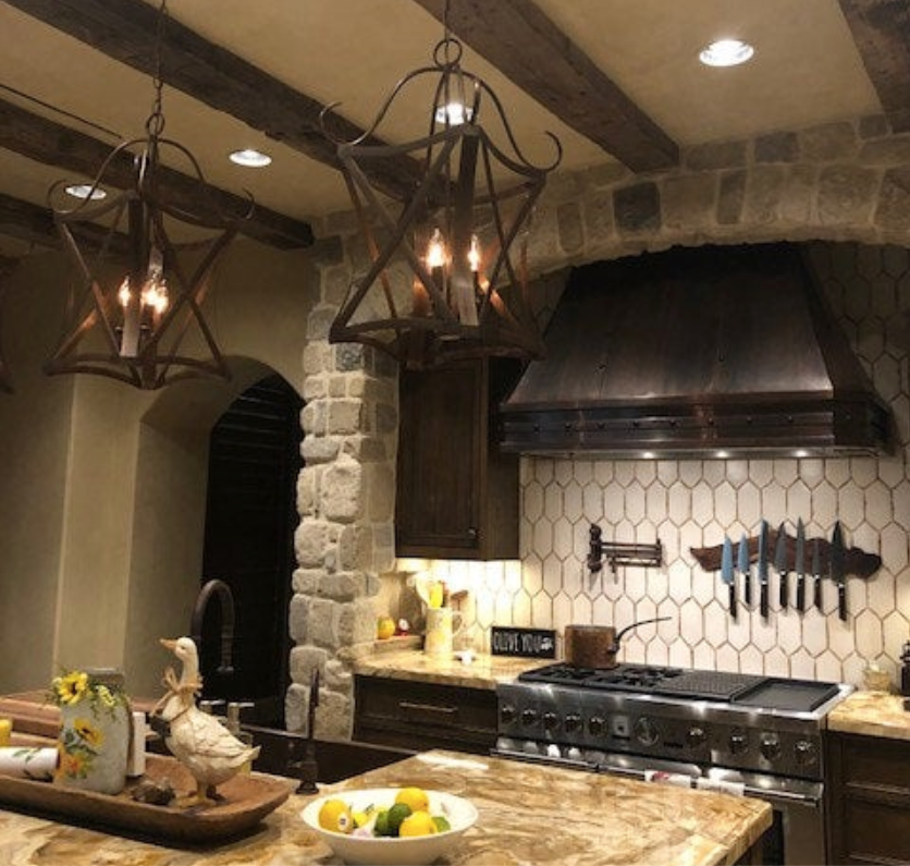 Kitchen Island Chandelier Lights Copper Pendant Ceiling Light Fixture Dining Room Antique Modern Elegant Unique Black Hanging Lamps Wall Sconce Indoor Outdoor Electric Lanterns