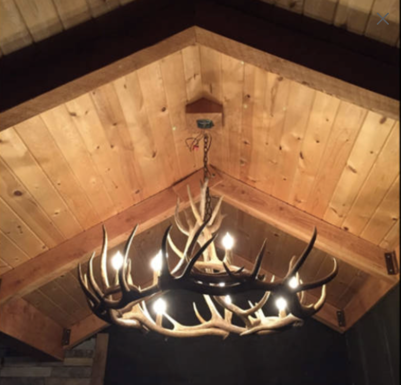 Moon River Elk Antler Chandelier