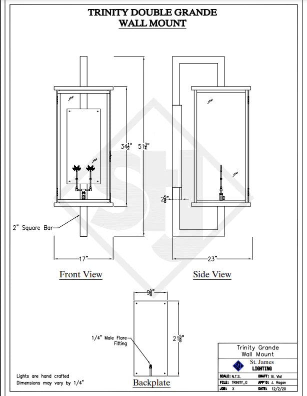 Line Drawings St. James Trinity Lantern