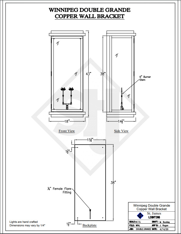 Line Drawings St. James Winnipeg Lantern