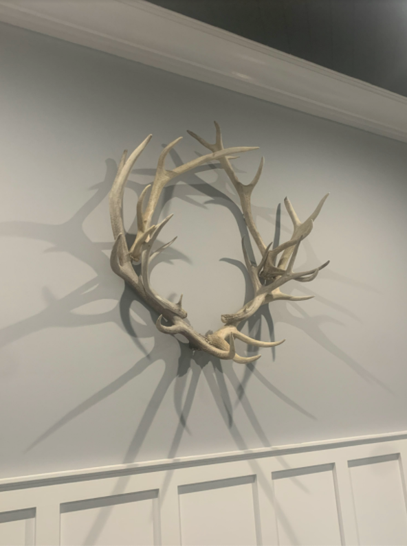 Elk and Deer Antler Wreath Garland