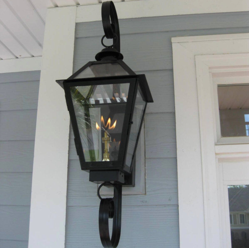 St. James Magnolia Copper Lantern Pendant Light