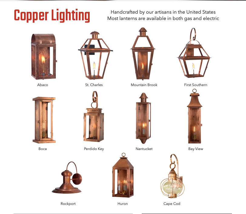 Cape Cod Copper Lantern