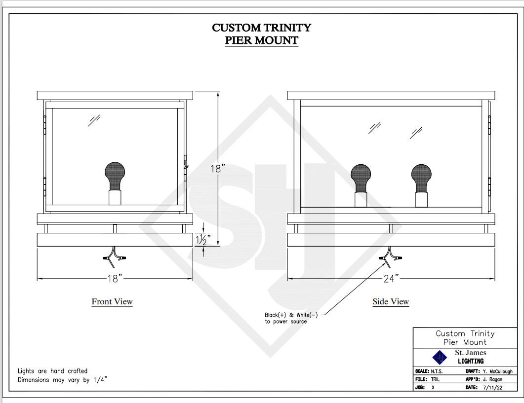 Line Drawings St. James Trinity Lantern