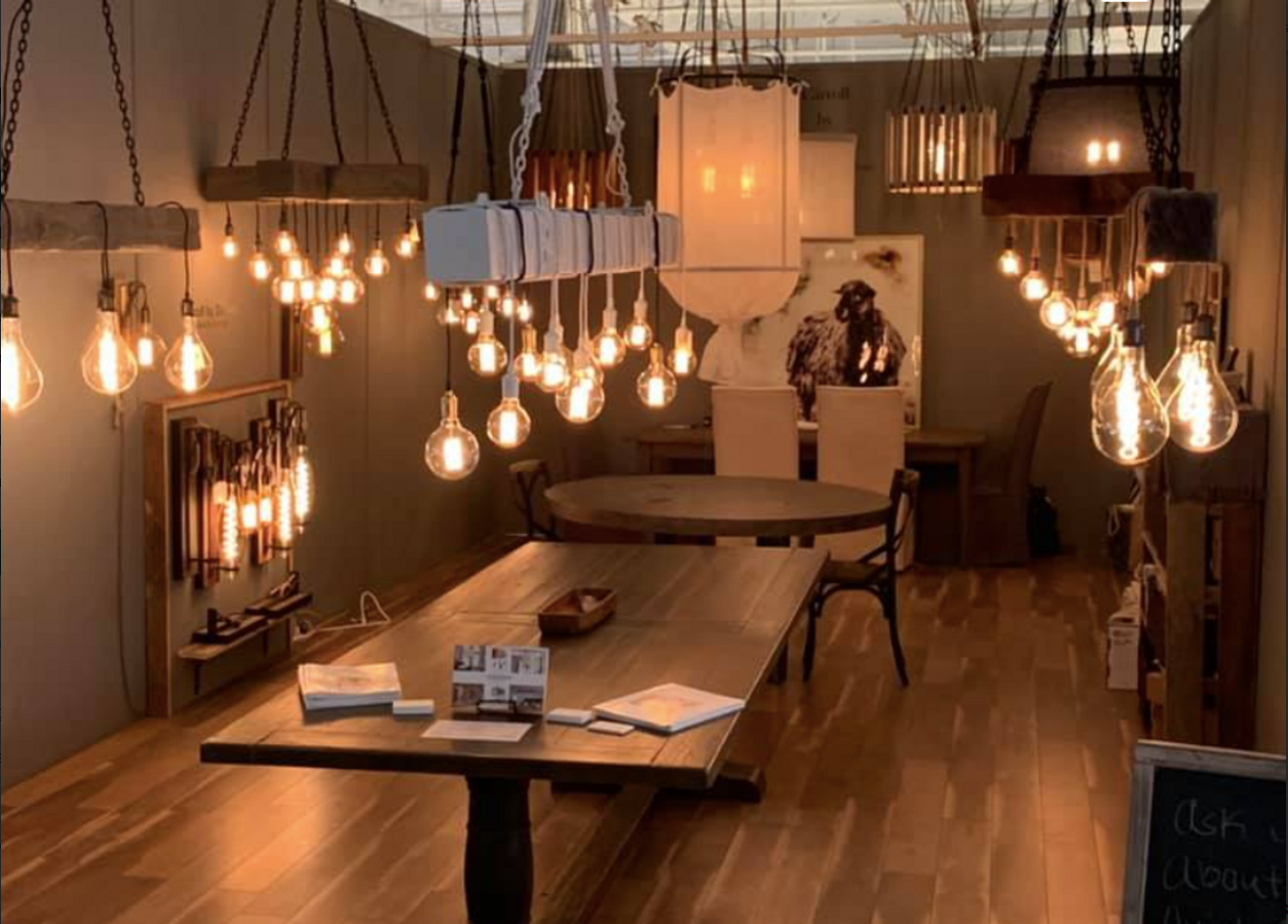 Carroll by Design Cumberland Wood Beam Chandelier