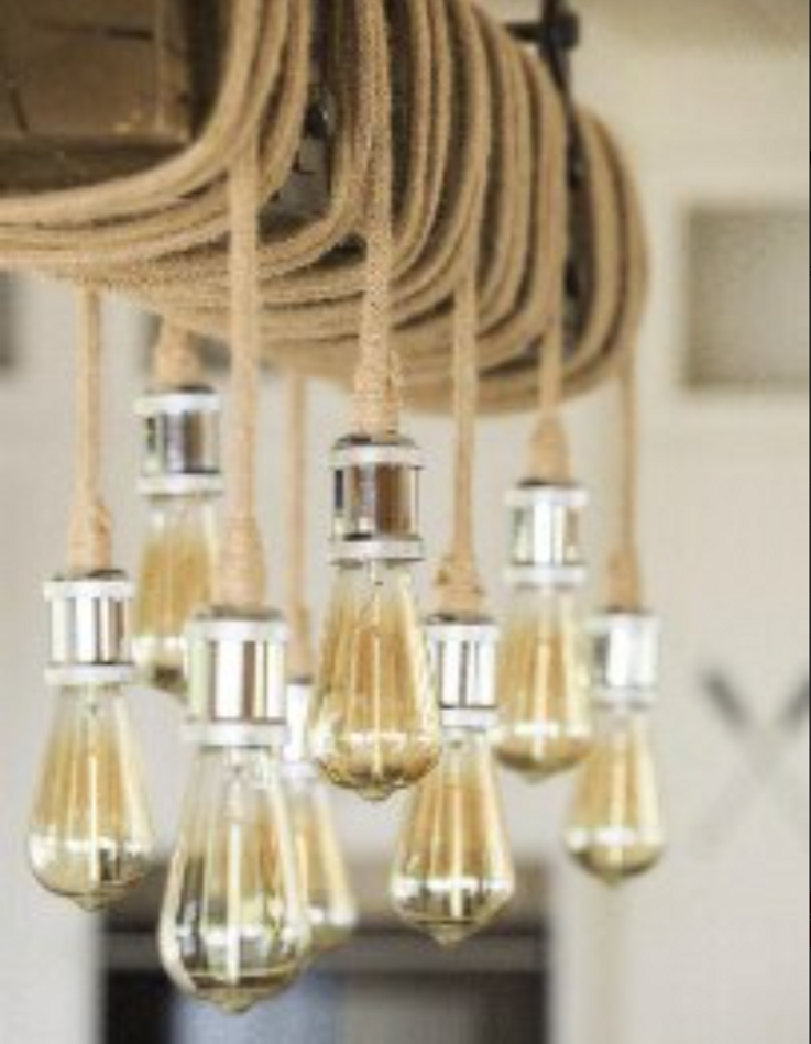 Carroll by Design Wedgewood Wood Beam Chandelier