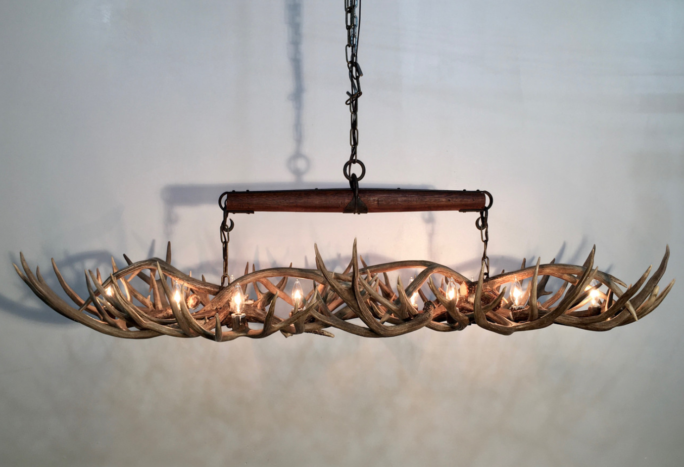 Wild Wild West Deer Antler Chandelier