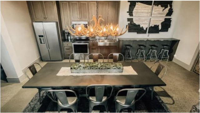 FAUX ANTLER CHANDELIER