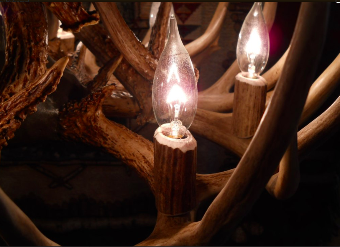 Badlands Deer Antler Chandelier