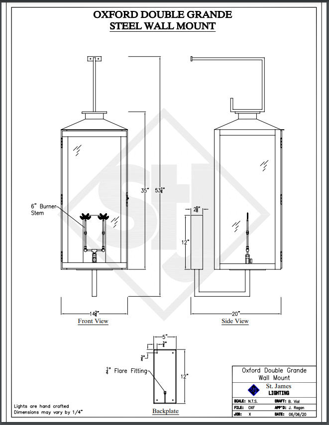 St. James Oxford Copper Outdoor Lantern