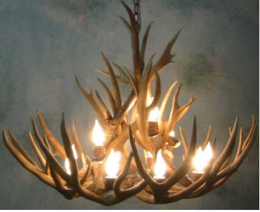 Deer Antler Chandelier Pendant Light