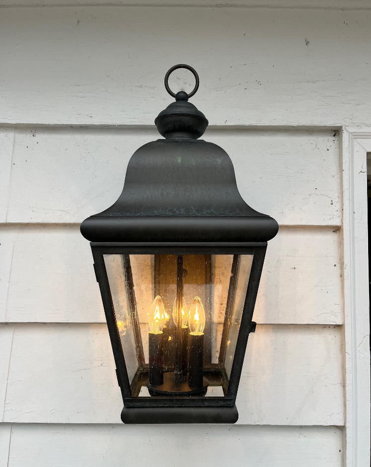 Outdoor Gas Electric Copper Lantern Kitchen Island Pendant Ceiling Light Fixture Chandelier Entryway Patio Light