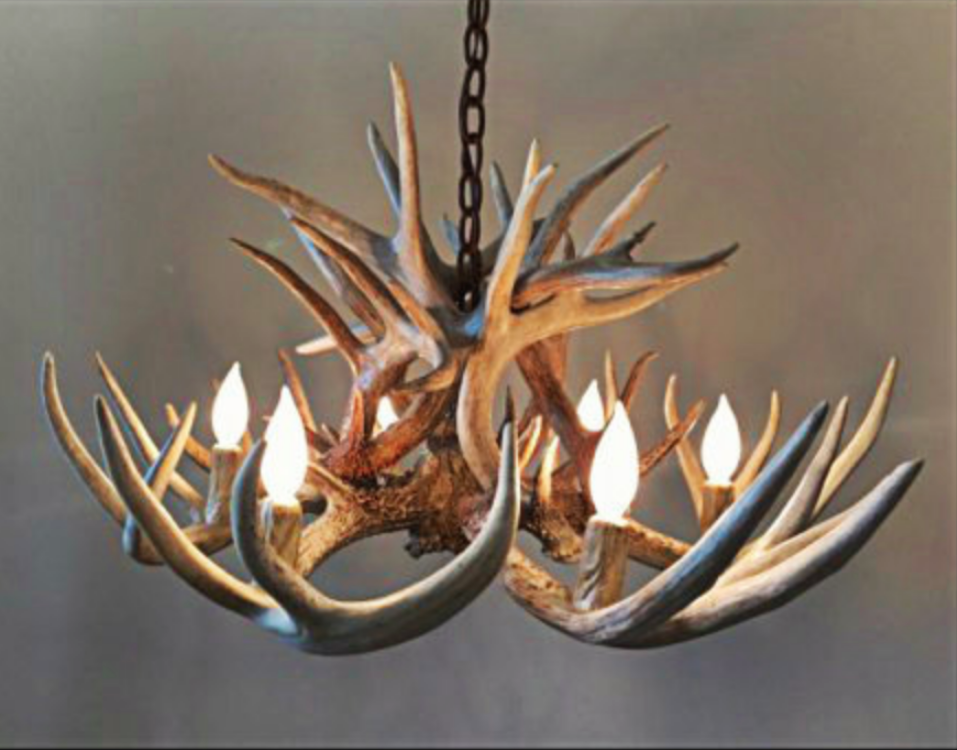 Deer Antler Chandelier Pendant Light