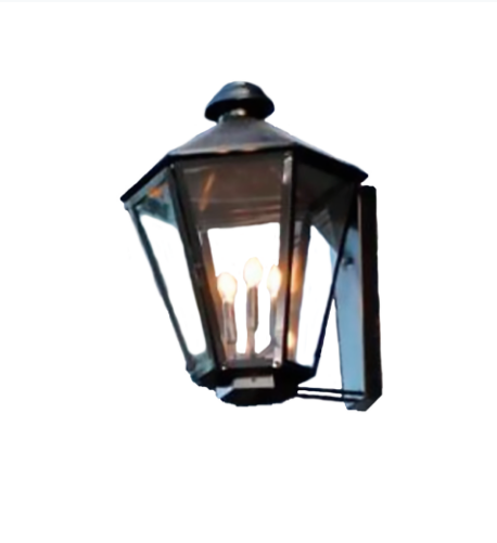 St. James Biloxi Copper Lantern