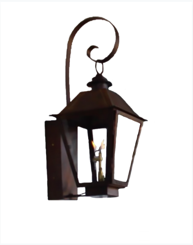 St. James Chesapeake Copper Lantern With Top Curl