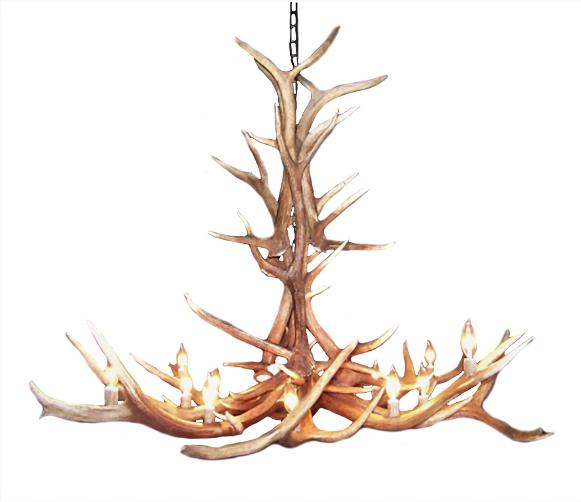 Arizona Elk Antler Chandelier, 12 Lights