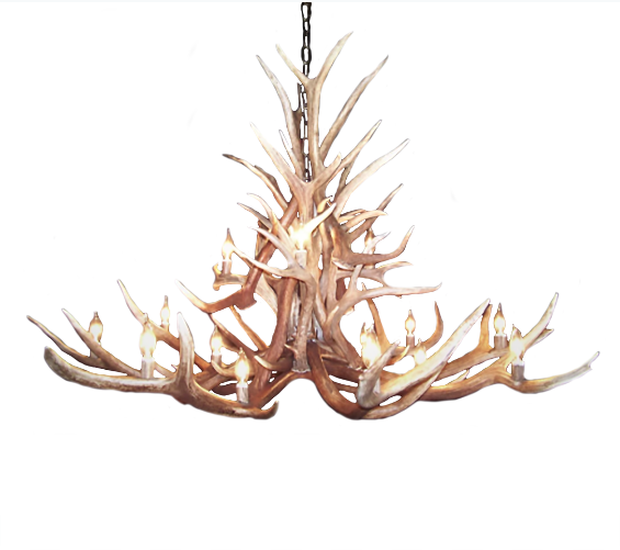 Bob Marshall Wilderness Elk Deer Chandelier