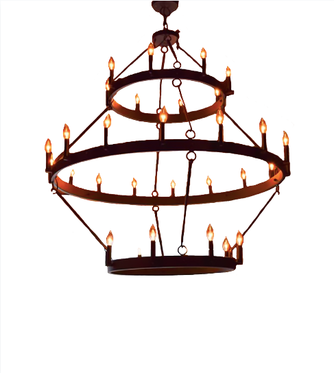 St. James Sullivan 3 Tier Steel Pendant Light Chandelier