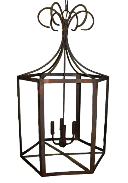 Medieval Outdoor Gas Electric Copper Lantern Kitchen Island Pendant Ceiling Light Fixture Chandelier Entryway Patio Light