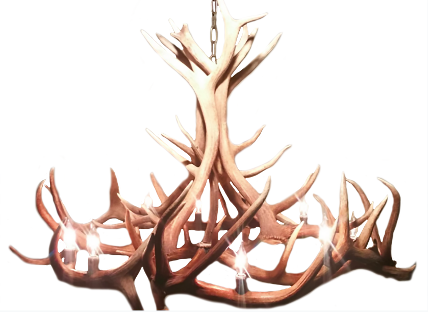 Moon River Elk Antler Chandelier