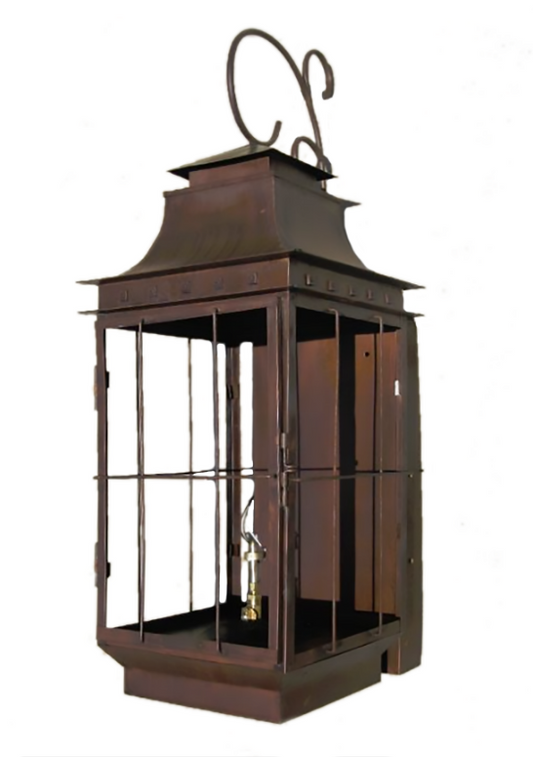 Medieval CASTLE Outdoor Gas Electric Copper Lantern Kitchen Island Pendant Ceiling Light Fixture Chandelier Entryway Patio Light