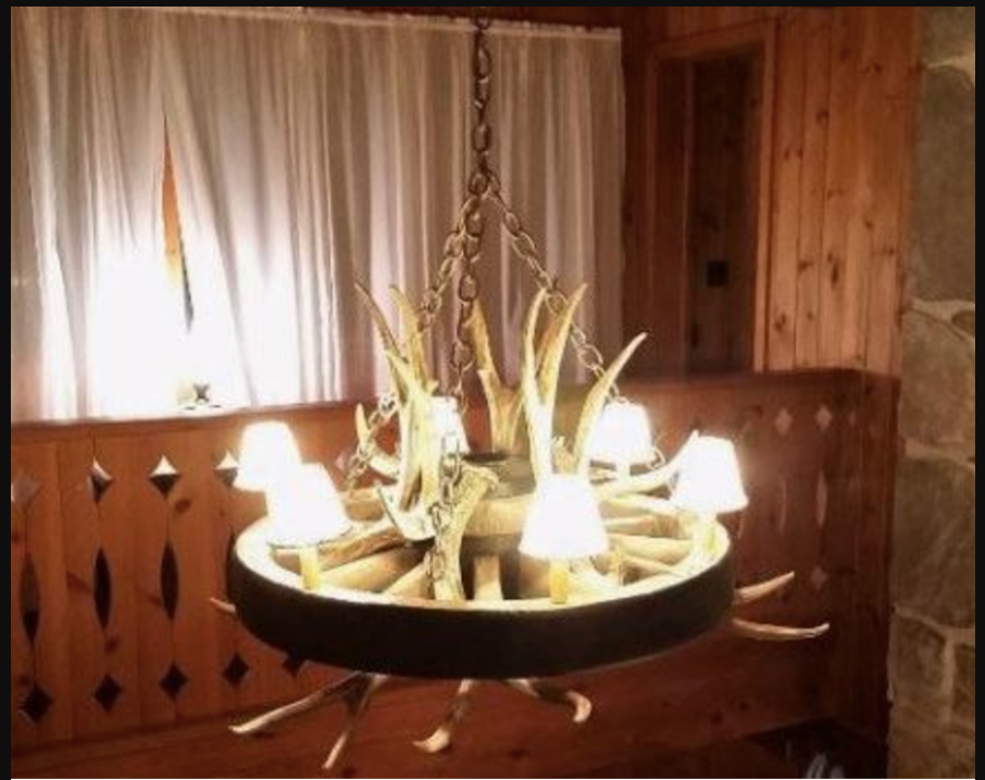 WAGON WHEEL CHANDELIER