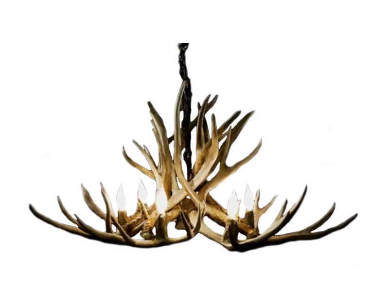 Yosemite Deer Antler Chandelier, 8-16 Lights