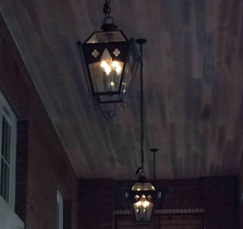 St. James Savannah Copper Lantern Pendant Light Custom Design