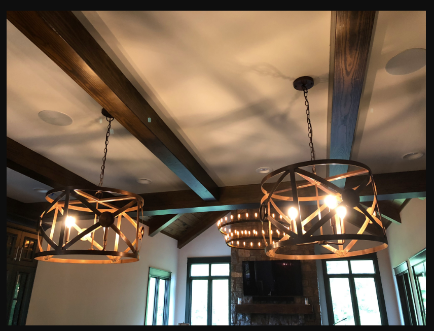 St. James Sullivan 2 Tier Steel Pendant Light Chandelier