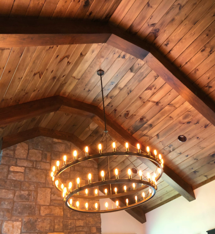 Elegant Lighting 2 tier steel chandelier Kitchen Island Chandelier Lights Copper Pendant Ceiling Light Fixture Dining Room Antique Modern Elegant Unique Black Hanging Lamps Wall Sconce Indoor Outdoor Electric Lanterns