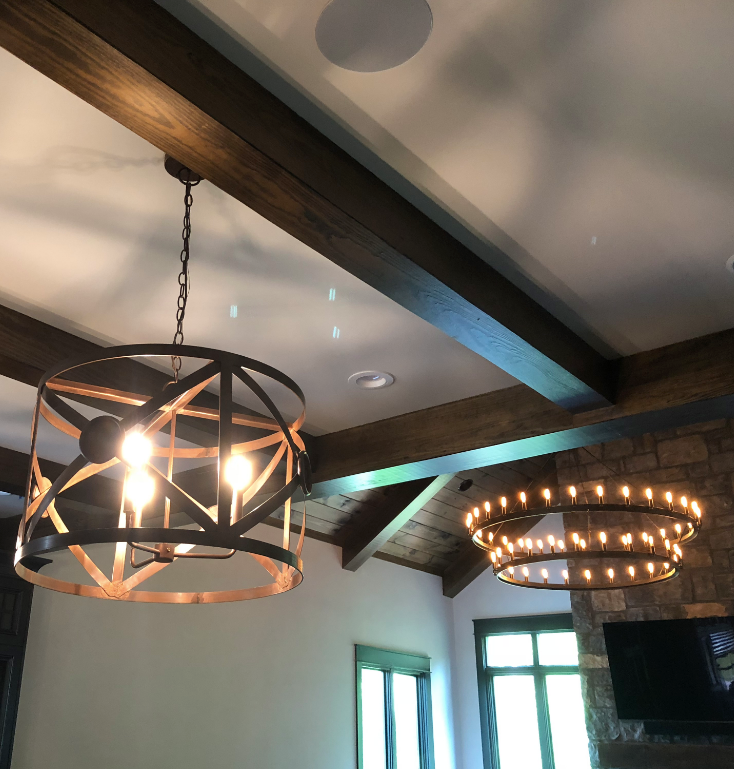 St. James Sullivan 2 Tier Steel Pendant Light Chandelier