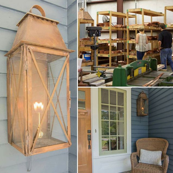 St. James Bogota Copper Lantern Custom Design