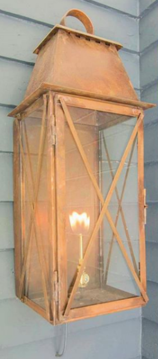 St. James Bogota Copper Lantern Custom Design
