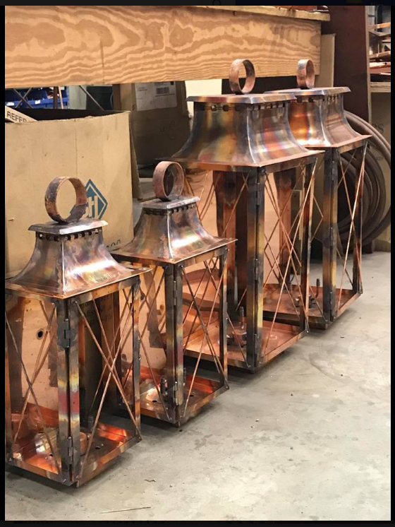 St. James Aspen Copper Pendant Lantern