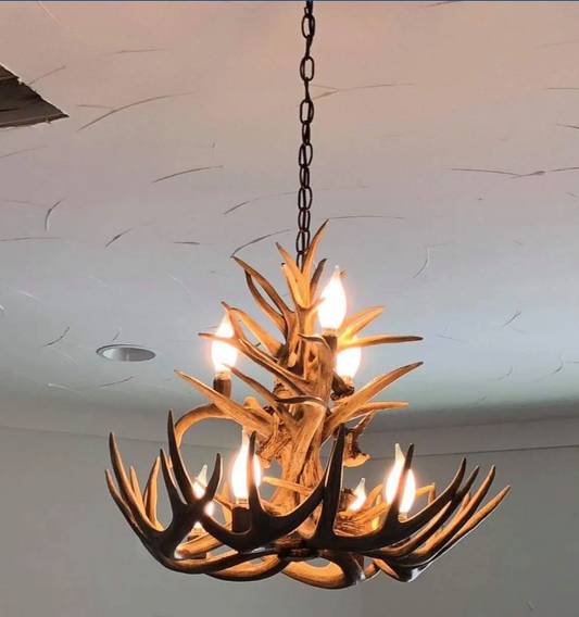Deer Antler Chandelier Pendant Light