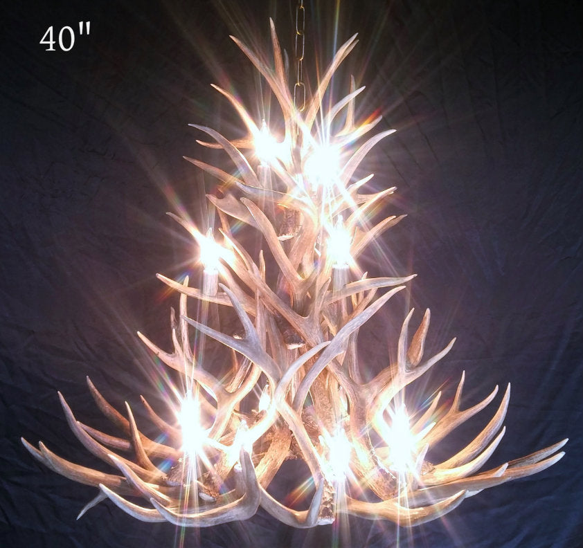 Gold Canyon Deer Antler Chandeliers