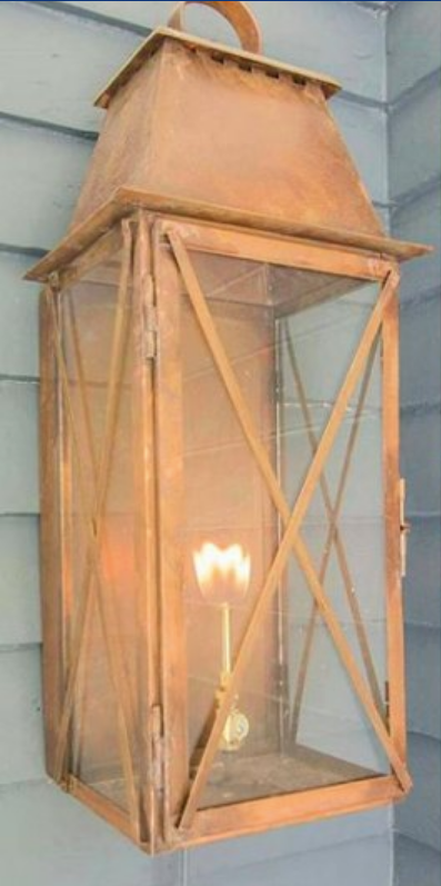 St. James Bogota Copper Lantern Custom Design