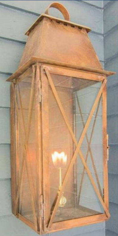 St. James Bogota Copper Lantern Custom Design