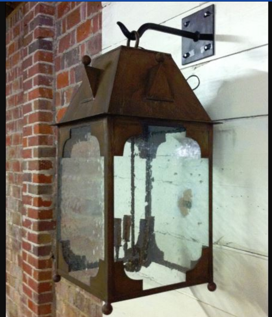 Medieval Outdoor Gas Electric Copper Lantern Kitchen Island Pendant Ceiling Light Fixture Chandelier Entryway Patio Light