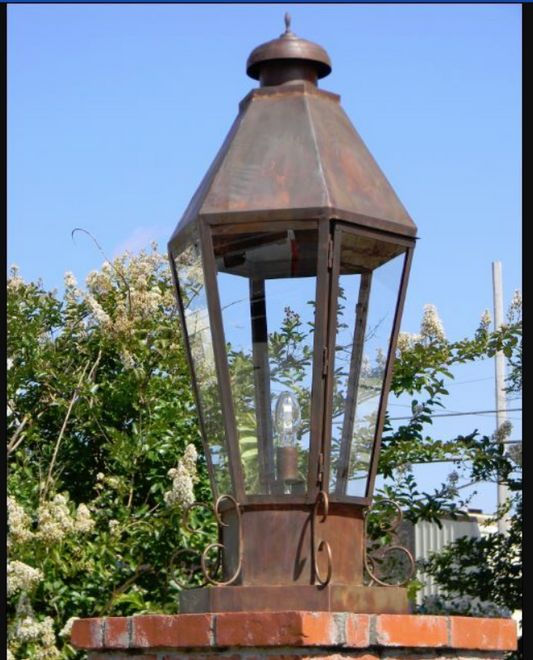 Outdoor Gas Electric Copper Lantern Kitchen Island Pendant Ceiling Light Fixture Chandelier Entryway Patio Light