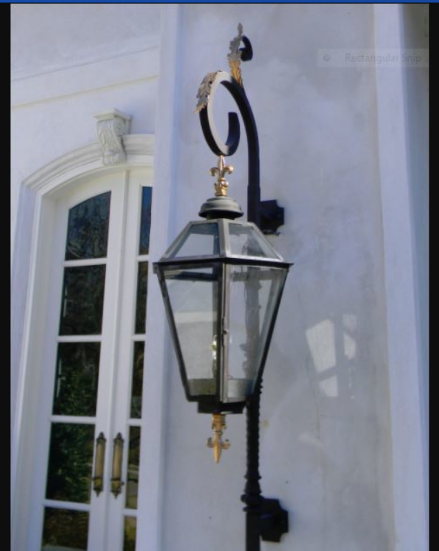 St. James New Orleans Steel Lantern Custom Design