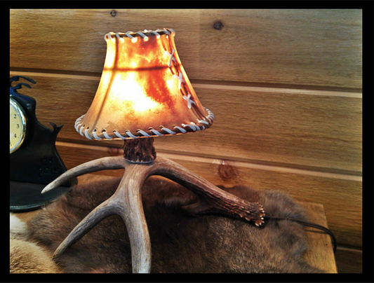 Deer Antler Bedside Table Lamp