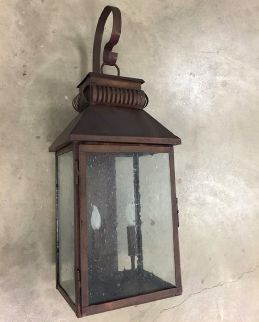 Outdoor Gas Electric Copper Lantern Kitchen Island Pendant Ceiling Light Fixture Chandelier Entryway Patio Light