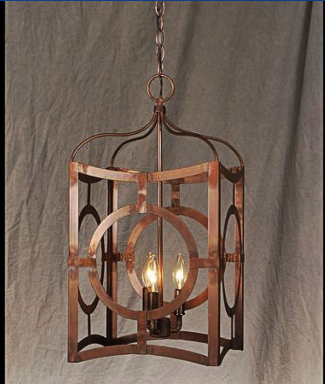 St. James Bonsai Copper Chandelier