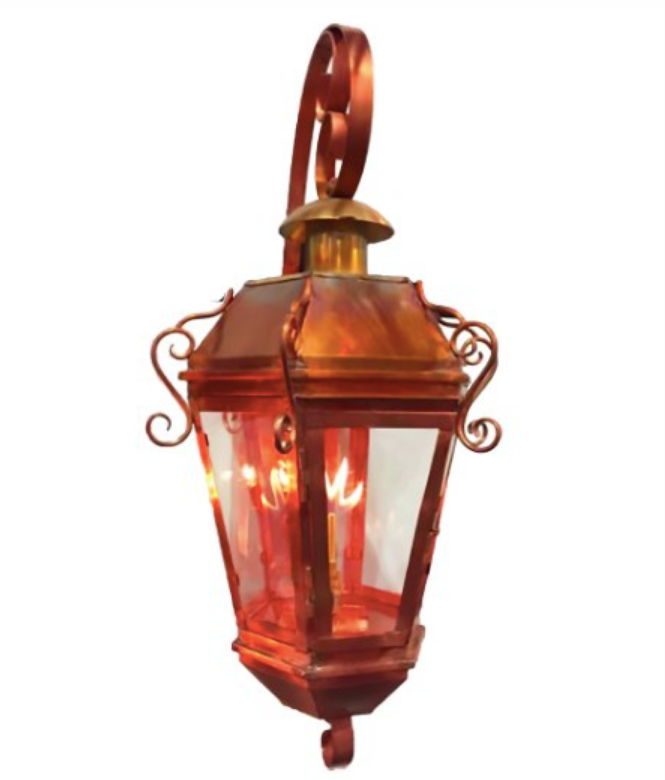 St. James Camelot Medieval Copper Lantern Custom Design