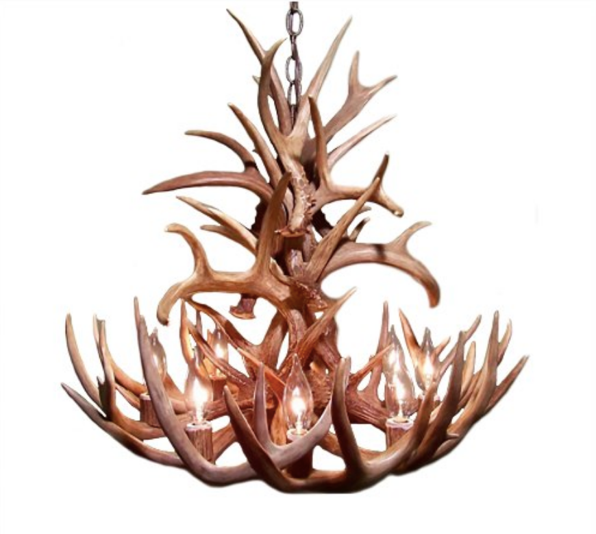 Ohio Deer Antler Chandelier