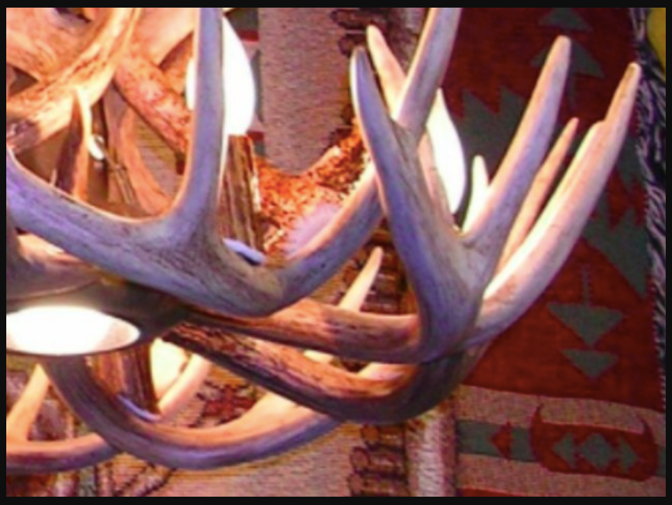 North Dakota Deer Antler Chandelier, 5 Lights