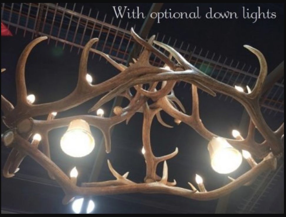 Elk Antler Chandelier Pendant Light