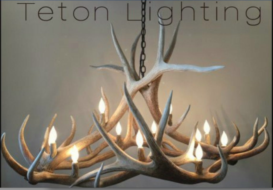 Jasper Elongated Elk Antler Chandelier